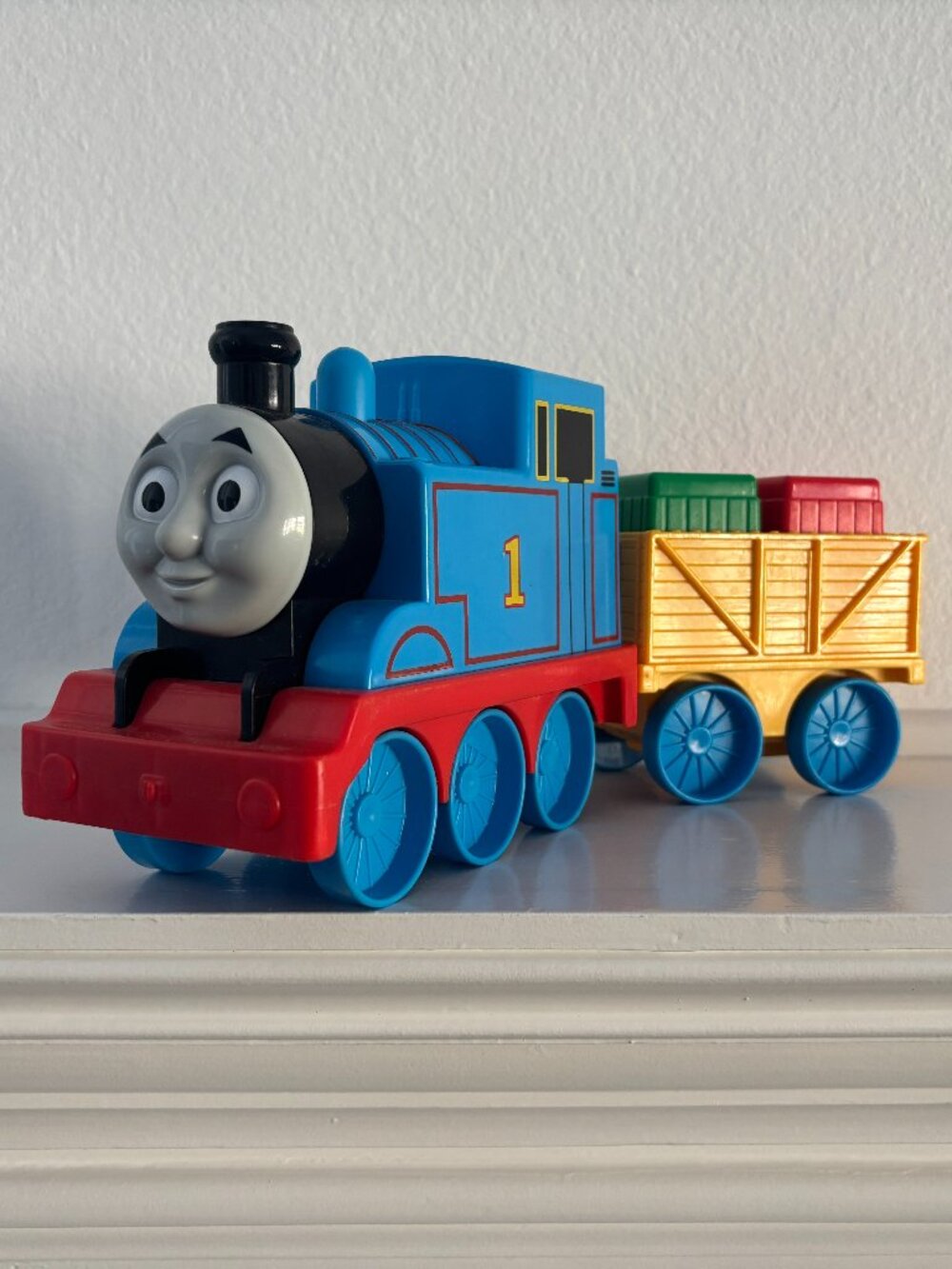 Thomas the Tank Toy - Thomas Train Toy - 4 Pieces - Bright Colors - Mattel